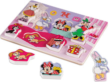Load image into Gallery viewer, Melissa &amp; Doug Disney Minnie Mouse and Friends Wooden Chunky Puzzle (8 pcs)