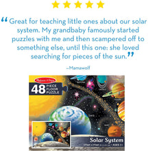 Load image into Gallery viewer, Melissa &amp; Doug Solar System Floor Puzzle (48 pc)