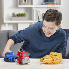 Load image into Gallery viewer, Transformers Toys Cyberverse Spark Armor Ark Power Optimus Prime Action Figure - Combines with Ark Power Vehicle to Power Up - for Kids Ages 6 &amp; Up, 12"