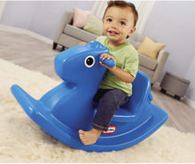 Load image into Gallery viewer, Little Tikes Rocking Horse Blue, 33.00 L x 10.00 W x 17.50 H Inches