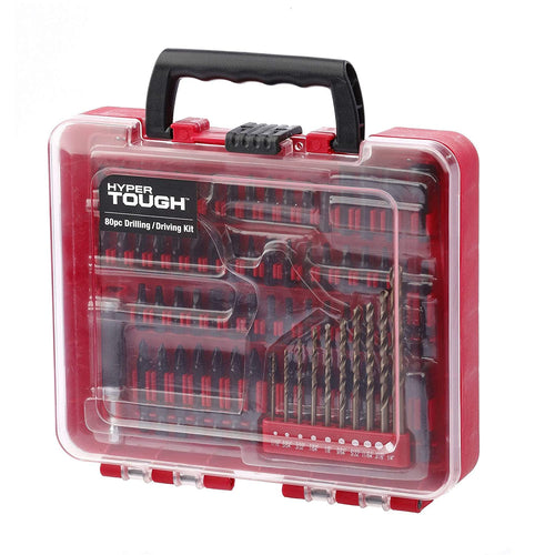 Hyper Tough 80 Piece Drilling/Driving Accessory Kit