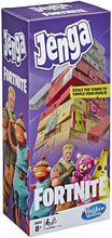 Load image into Gallery viewer, Hasbro Gaming Jenga: Fortnite Edition Game, Wooden Block Stacking Tower Game for Fortnite Fans, Ages 8 &amp; Up