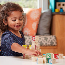 Load image into Gallery viewer, Melissa &amp; Doug Wooden ABC/123 Blocks