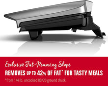 Load image into Gallery viewer, George Foreman 9-Serving Basic Plate Electric Grill and Panini Press, 144-Square-Inch, Platinum, GR2144P