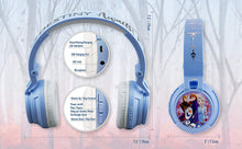 Load image into Gallery viewer, eKids Frozen Bluetooth Headphones Disney Movie Wireless Kid Anna &amp; Elsa Graphics
