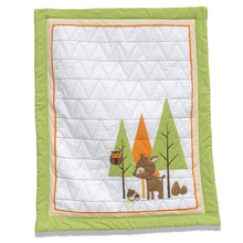 Load image into Gallery viewer, Pam Grace Creations 6 Piece Charming Forest Animals Crib Bedding Set