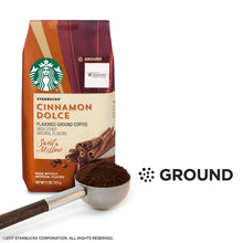Load image into Gallery viewer, Starbucks Flavored Ground Coffee — Cinnamon Dolce — No Artificial Flavors — 6 bags (11 oz. each)