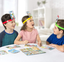 Load image into Gallery viewer, Spin Master Games HedBanz Jr. Family Board Game for Kids Age 5 And Up, Multicolor (6040499)