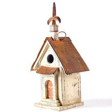Load image into Gallery viewer, Glitzhome Hand Painted Hanging Wood Birdhouse for Garden