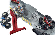 Load image into Gallery viewer, Hot Wheels Monster Trucks Downhill Race &amp; GO Play Set