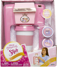 Load image into Gallery viewer, Disney Princess Style Collection Play Gourmet Coffee Maker, 4 Piece Set