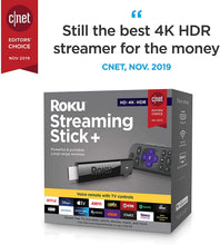 Load image into Gallery viewer, Roku Streaming Stick+ | HD/4K/HDR Streaming Device with Long-range Wireless and Voice Remote with TV Controls