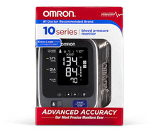Load image into Gallery viewer, Omron 10 Series Upper Arm Blood Pressure Monitor; 2-User, 200-Reading Memory, Backlit Display, TruRead Technology, BP Indicator LEDs by Omron