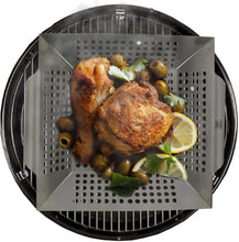 Load image into Gallery viewer, Yukon Glory Large Grilling Basket for Vegetables, Fish Etc. Made of Premium Stainless Steel, The Most Popular Vegetable Grill Basket for All Grills