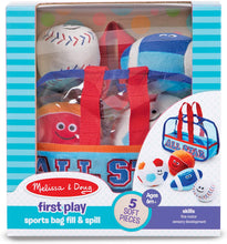 Load image into Gallery viewer, Melissa &amp; Doug Sports Bag Fill &amp; Spills