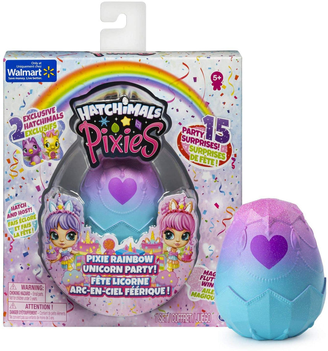 Hatchimals Pixies Exclusive - Pixie Rainbow Unicorn Party!