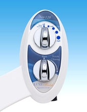 Load image into Gallery viewer, Luxe Bidet Neo 120 - Self Cleaning Nozzle - Fresh Water Non-Electric Mechanical Bidet Toilet Attachment (blue and white)