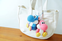 Load image into Gallery viewer, Pink Yarn Yoshi Amiibo (Yoshi's Woolly World Series)