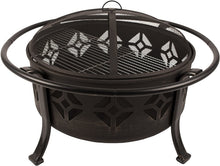 Load image into Gallery viewer, Pleasant Hearth Sunderland Deep Round Bowl Fire Pit, 36-Inch