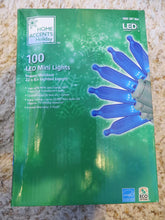 Load image into Gallery viewer, Home Accents Holiday 100 LED Blue Mini Lights