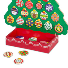Load image into Gallery viewer, Melissa &amp; Doug Countdown to Christmas Wooden Advent Calendar (Seasonal &amp; Religious, Magnetic Tree, 25 Magnets)
