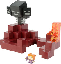 Load image into Gallery viewer, Minecraft Wither vs Alex (In Enchanted Armor) Battle in a Box