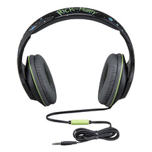 Load image into Gallery viewer, Rick and Morty Over The Ear Headphones with Built in Microphone Quality Sound from The Makers of iHome