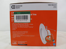 Load image into Gallery viewer, Commercial Electric 5/6 in White Integrated LED Energy Star Color Changing Recessed Trim Downlight 4 Pk