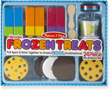 Load image into Gallery viewer, Melissa &amp; Doug Wooden Frozen Treats Set