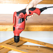Load image into Gallery viewer, Hyper Tough 5.0 Amp 3/8 inch Corded Electric Drill with Keyless Chuck AQ00017G