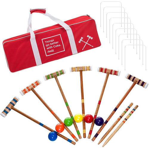 Bud Light Trademark Global Croquet Set with Carrying Case- Various Licenses
