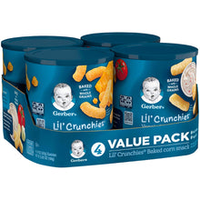 Load image into Gallery viewer, Gerber Lil&#39; Crunchies, Cheddar and Veggie Dip, 1.48 Ounce, 4 Count