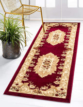 Load image into Gallery viewer, Unique Loom Versailles Collection Traditional Classic Light Blue Runner Rug (2' 2 x 6' 0)