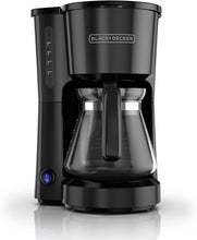Load image into Gallery viewer, BLACK+DECKER CM0700B 5-Cup Coffee Maker, Compact Design
