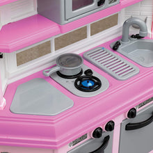 Load image into Gallery viewer, American Plastic Toys Interactive Custom Kitchen Set with 22 Accessories, Pink