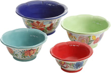 Load image into Gallery viewer, Pioneer Woman Measuring Cups Spoons Kitchen Prep Bowls 9 Pieces