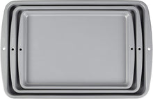 Load image into Gallery viewer, Wilton Recipe Right 3 Piece Cookie Pan Set