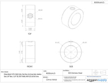 Load image into Gallery viewer, Climax Metal C-075-S Shaft Collar, One Piece, Set Screw Style, Stainless Steel, 3/4&quot; Bore, 1-1/4&quot; OD, 9/16&quot; Width, with 5/16-18 Set Screw