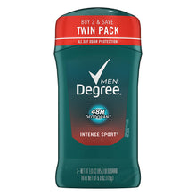 Load image into Gallery viewer, Degree Men Fresh Deodorant, Intense Sport 3 oz, Twin Pack