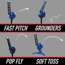 Load image into Gallery viewer, Franklin Sports Baseball Pitching Machine - Adjustable Baseball Hitting &amp; Fielding Practice Machine For Kids - with 6 Baseballs - Great For Practice,Blue