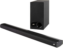 Load image into Gallery viewer, Polk Audio SIGNA S2 Ultra-Slim Universal TV Sound Bar with Wireless Subwoofer, Bluetooth Enabled Music Streaming, Black