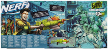 Load image into Gallery viewer, NERF Zombie Strike Ghoulgrinder Blaster -- Rotating 10-Dart Wheel, 10 Official Zombie Strike Elite Darts -- for Kids, Teens, Adults