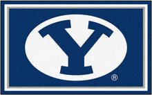 Load image into Gallery viewer, NCAA Brigham Young University Cougars 4 x 6 Foot Plush Non-Skid Area Rug