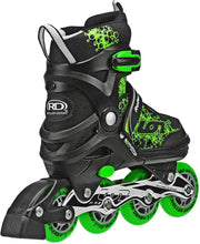 Load image into Gallery viewer, Roller Derby ION 7.2 Inline Skates with Aluminum Frames and Adjustable Sizing for Growing feet