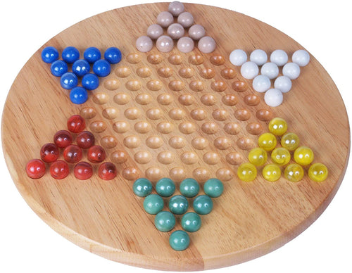 Chinese Checkers with Marbles