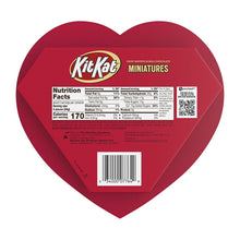 Load image into Gallery viewer, Kit Kat, Chocolate Wafer Miniatures Candy Valentine's Heart Box, 6.4 Oz.