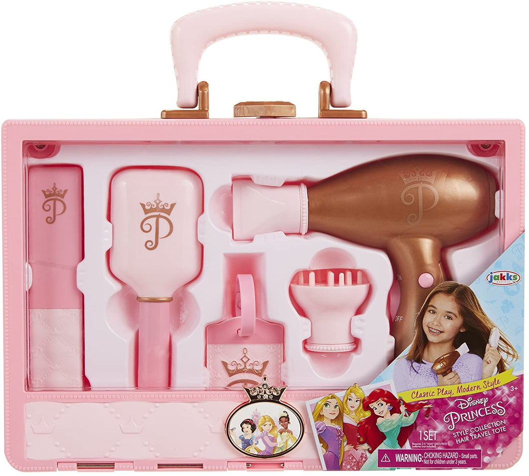 Disney Princess Style Collection Travel Hair Tote Playset