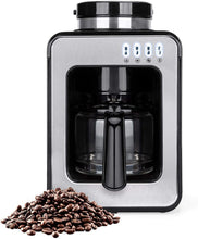 Load image into Gallery viewer, Best Choice Products 600W 4-Cup Automatic Kitchen Coffee Maker for Whole Beans or Ground Coffee w/Built-In Grinder, 2 Intensity Levels, Glass Pot, Auto Drip, Warm Plate, Scoop, Brush