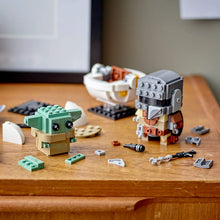 Load image into Gallery viewer, LEGO BrickHeadz Star Wars The Mandalorian &amp; The Child 75317 Building Kit, Toy for Kids and Any Star Wars Fan Featuring Buildable The Mandalorian and The Child Figures, New 2020 (295 Pieces)