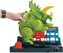 Load image into Gallery viewer, Hot Wheels Smashin&#39; Triceratops Play Set